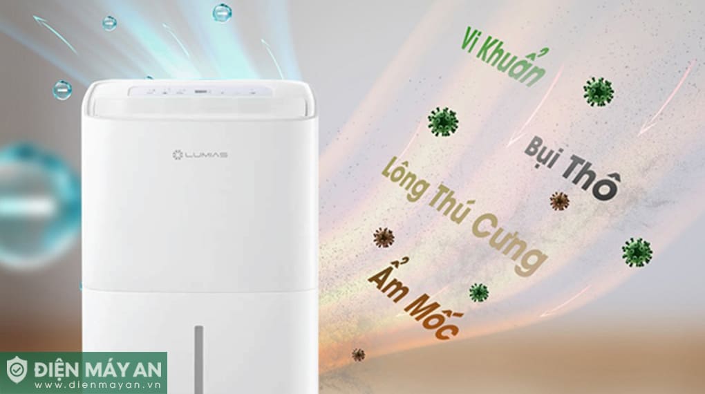 Máy hút ẩm Lumias D6S-60L - 160m2